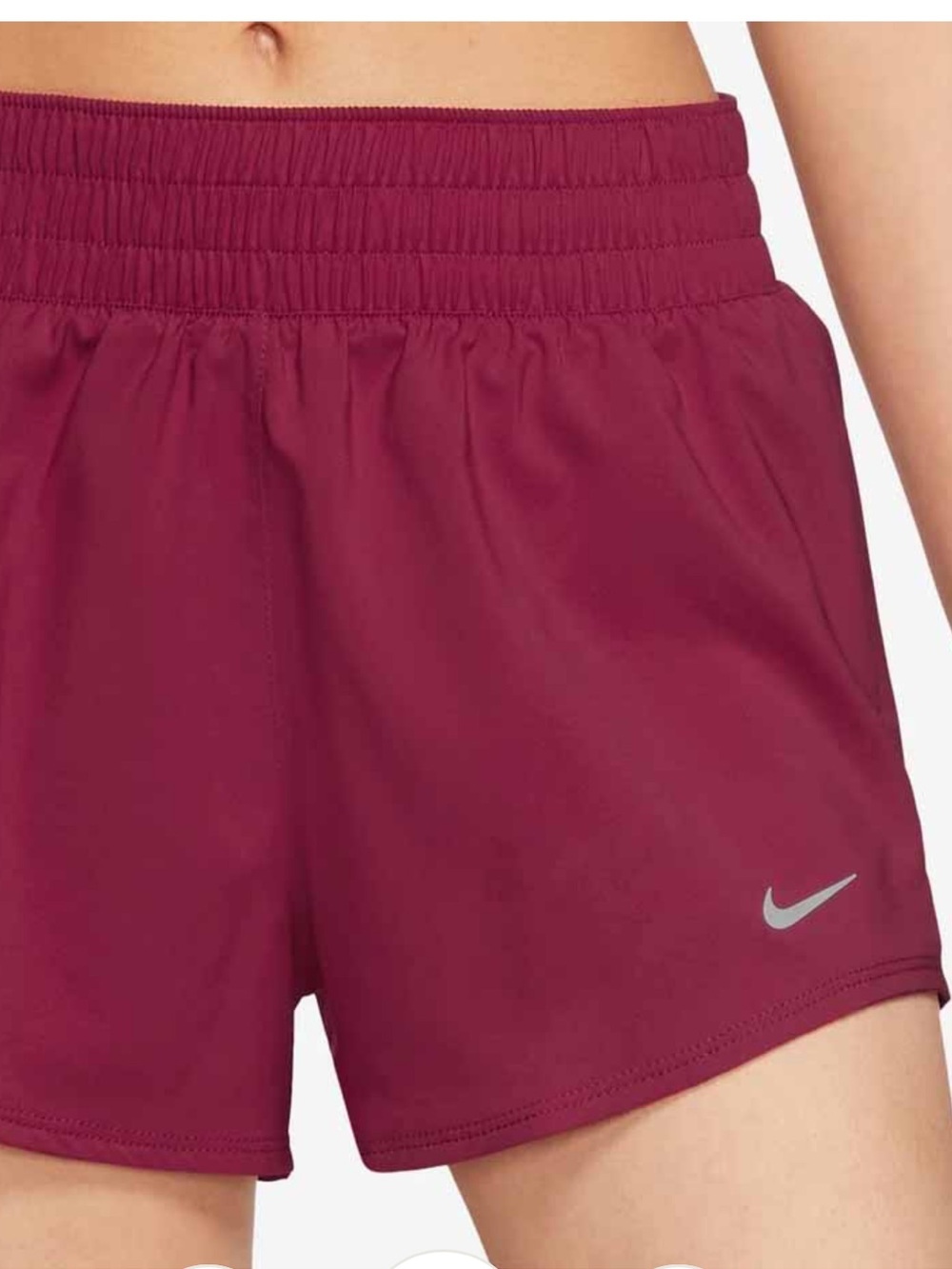 NWT Nike Training Dri-Fit shorts in maroon red Sz M